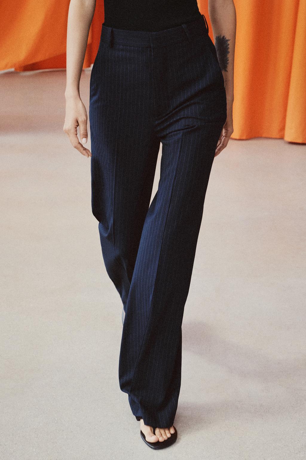 HIGH-WAIST TROUSERS