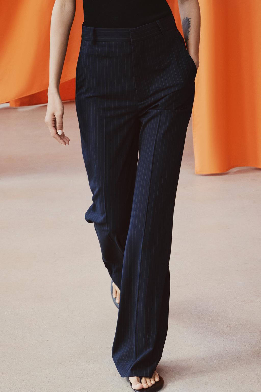 HIGH-WAIST TROUSERS
