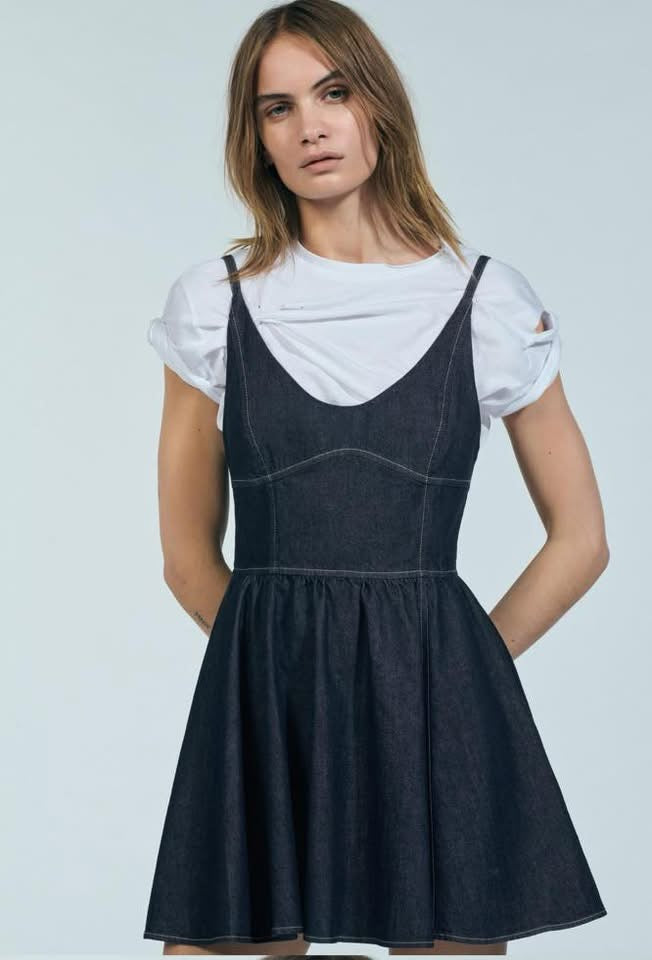 Mini Denim Dress
