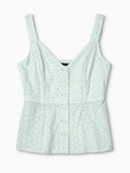 Mint Button-Front Top