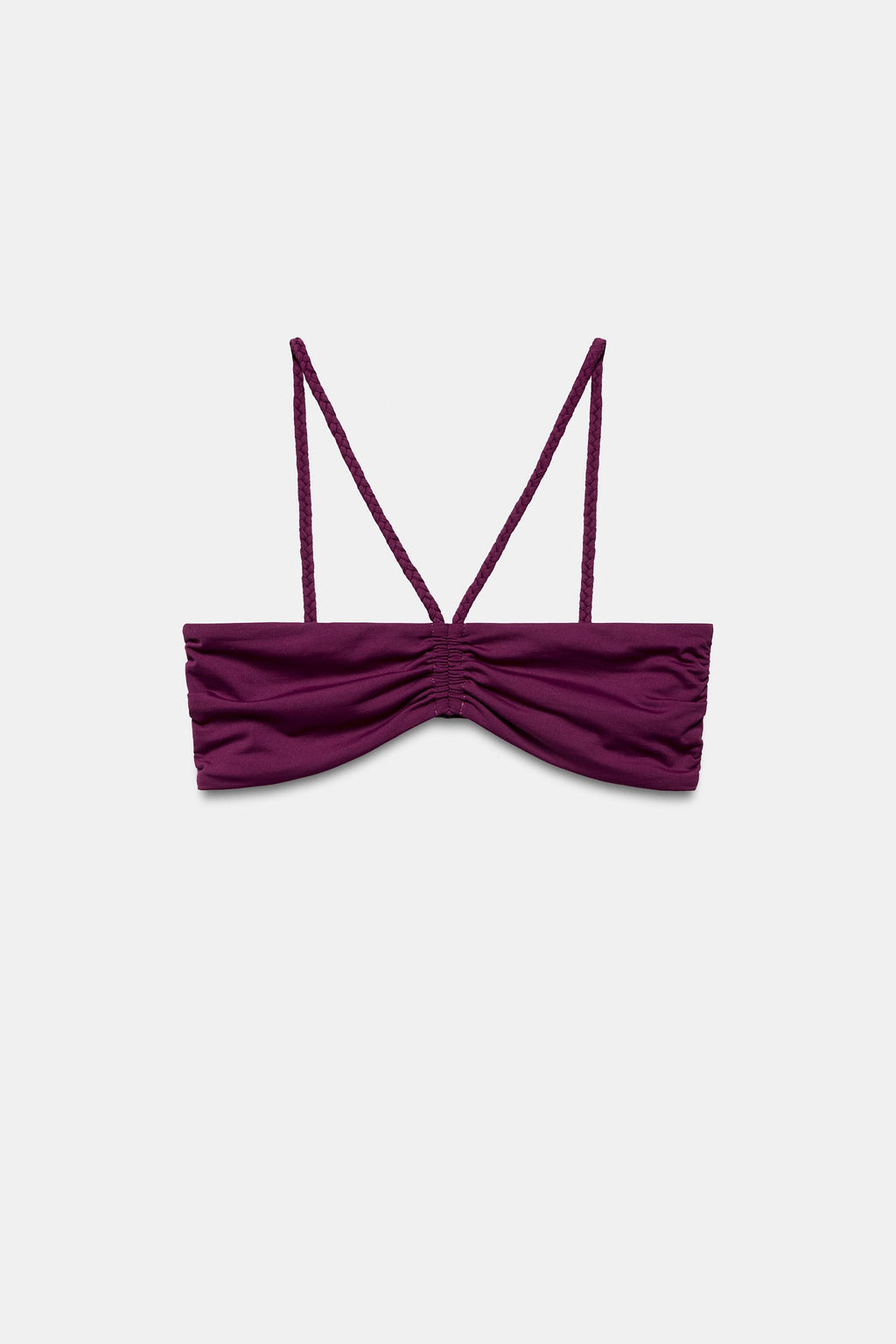 BRAIDED STRAP BANDEAU BIKINI