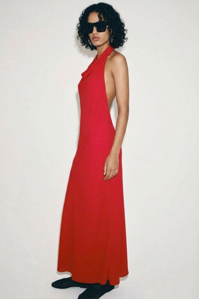HALTER DRESS