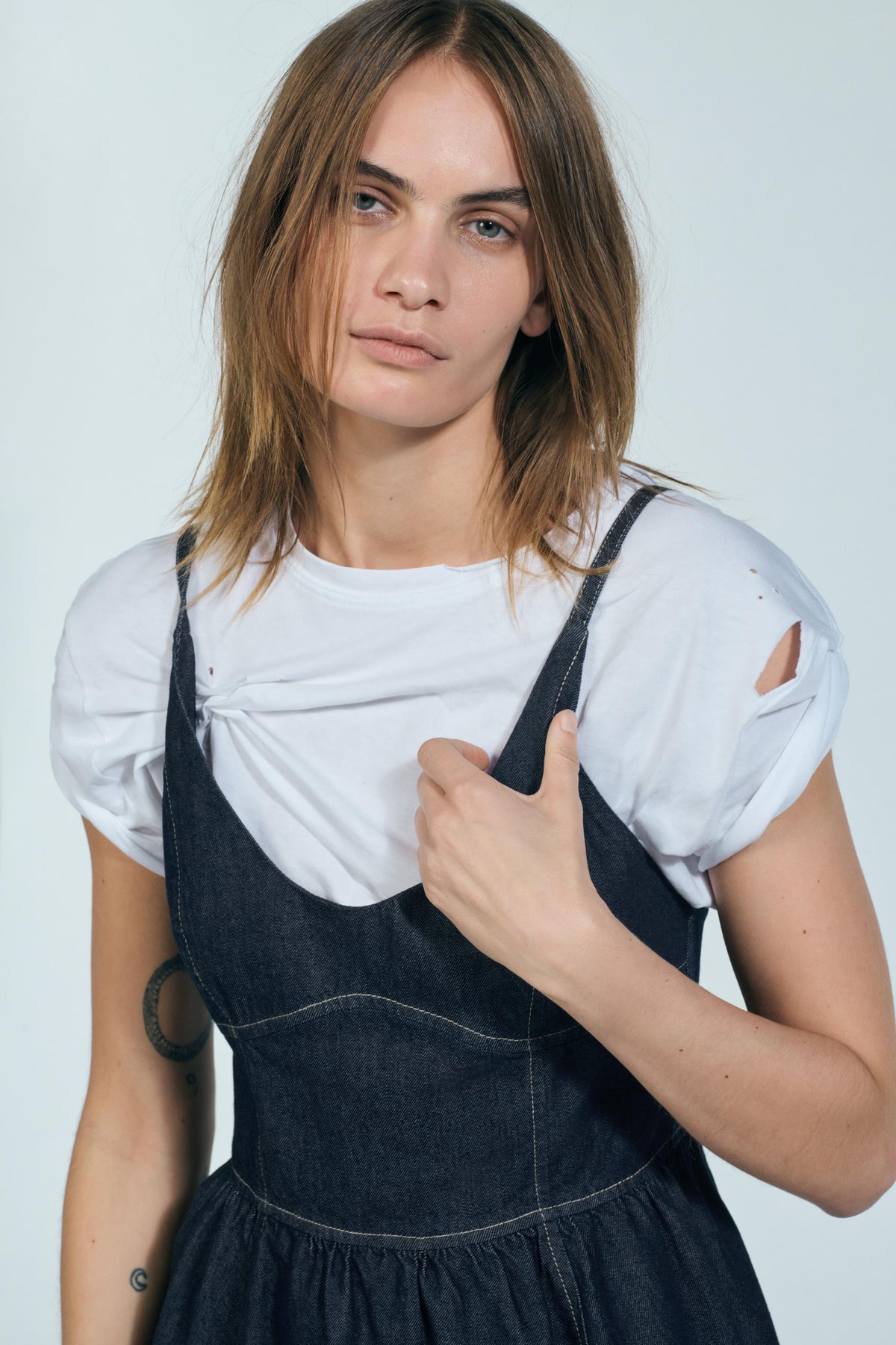 Mini Denim Dress