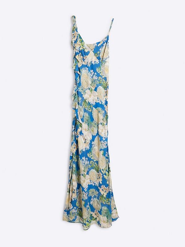Ruffle Slip Dress