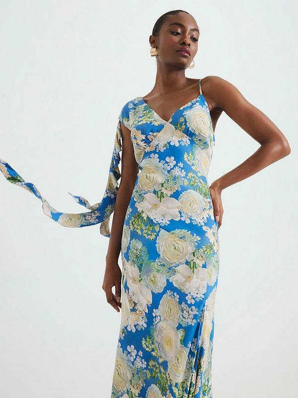 Ruffle Slip Dress