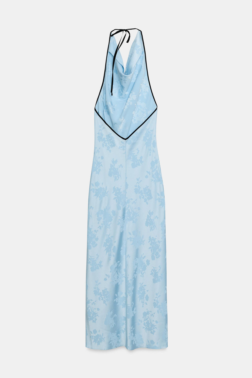 FLORAL JACQUARD MIDI DRESS