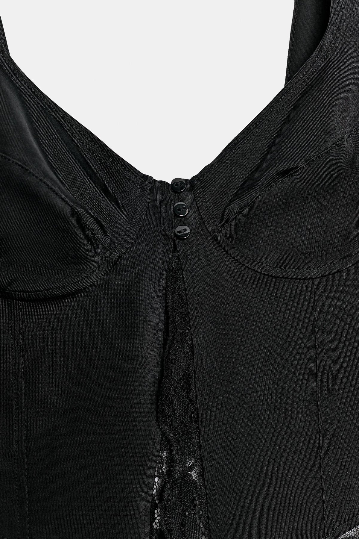 LACE BUTTON-UP TOP