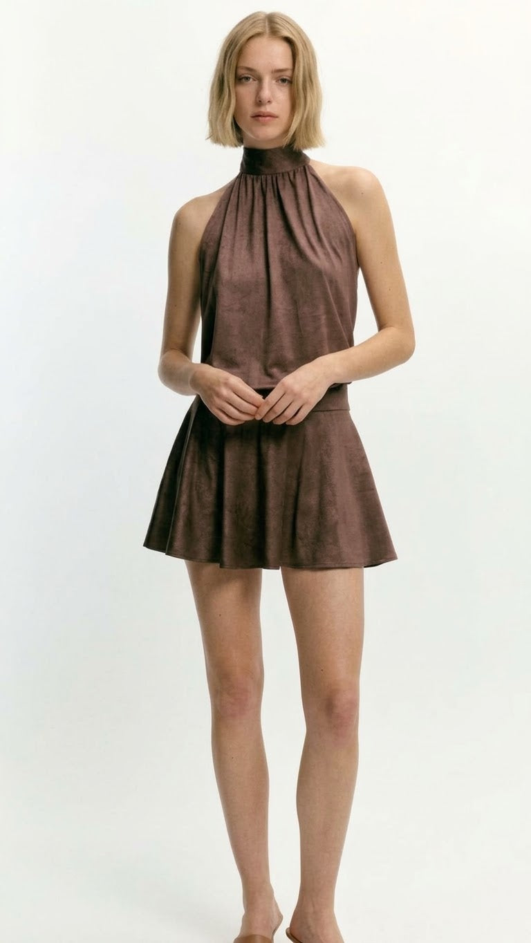 Halter Mini Dress