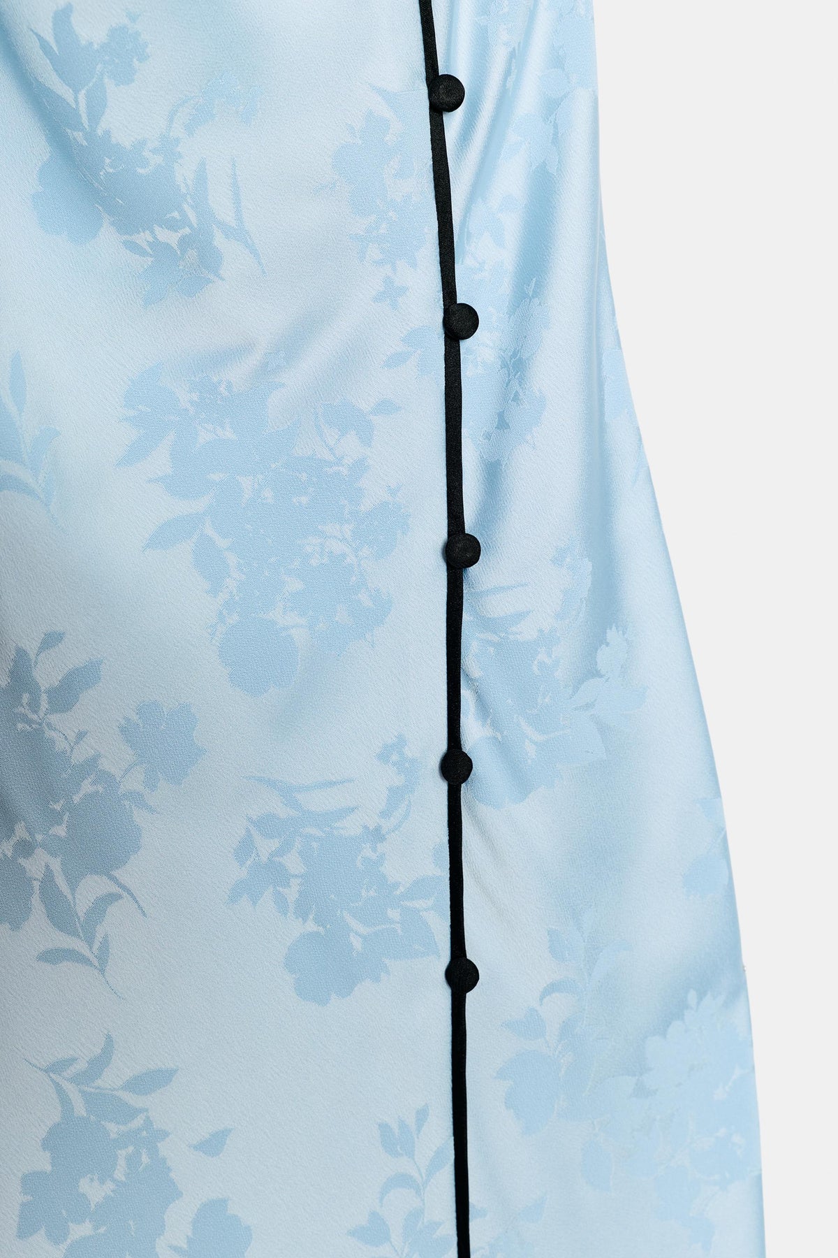 FLORAL JACQUARD MIDI DRESS
