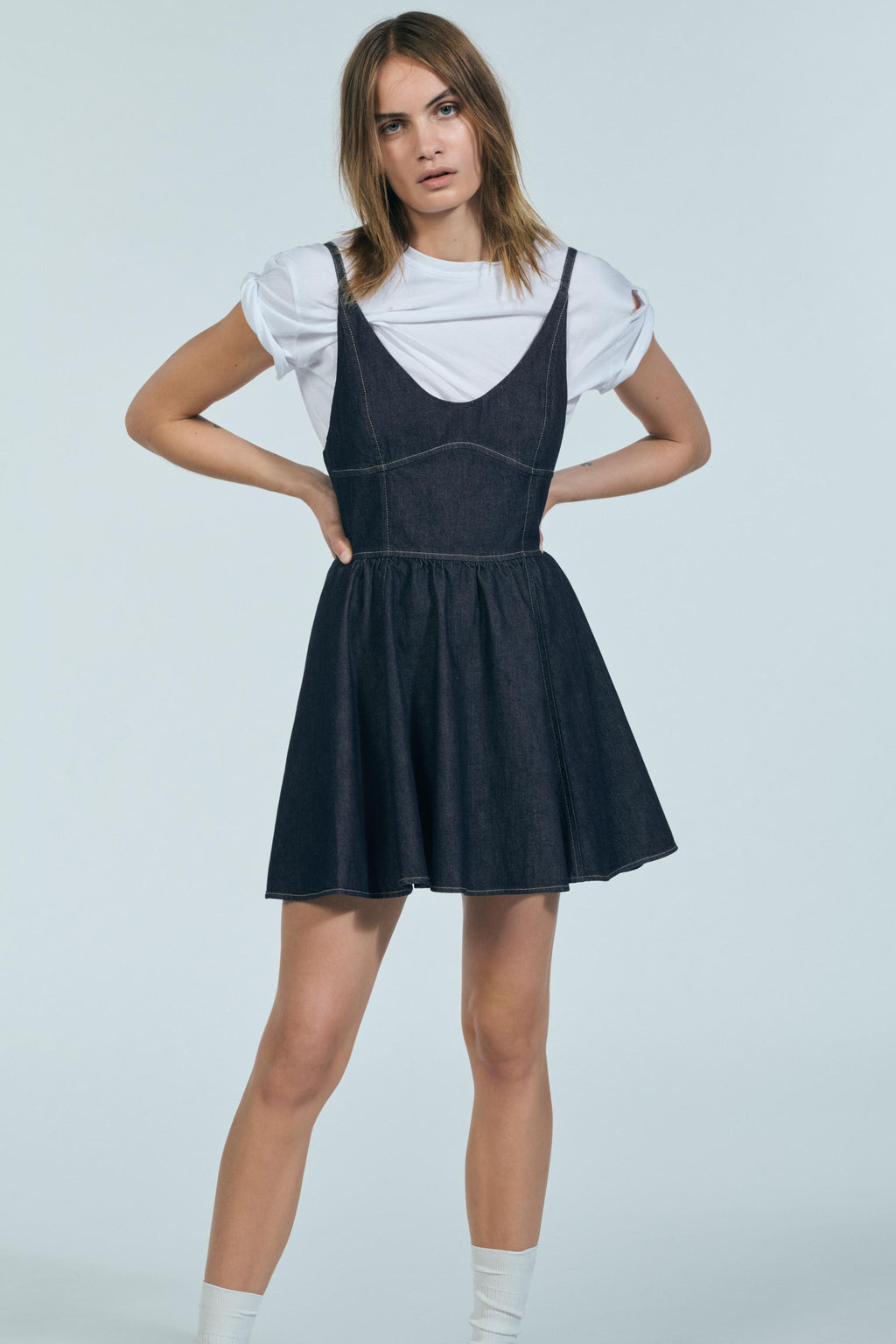 Mini Denim Dress