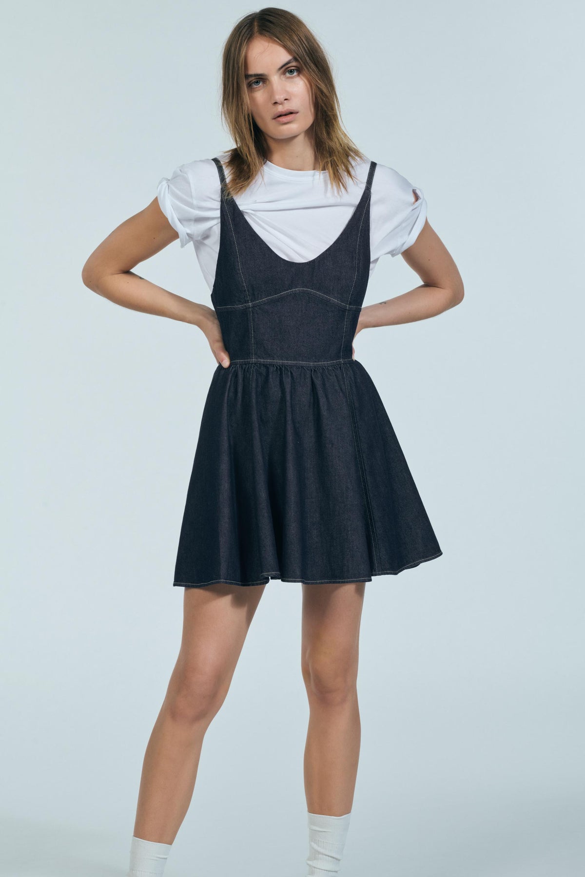 Mini Denim Dress