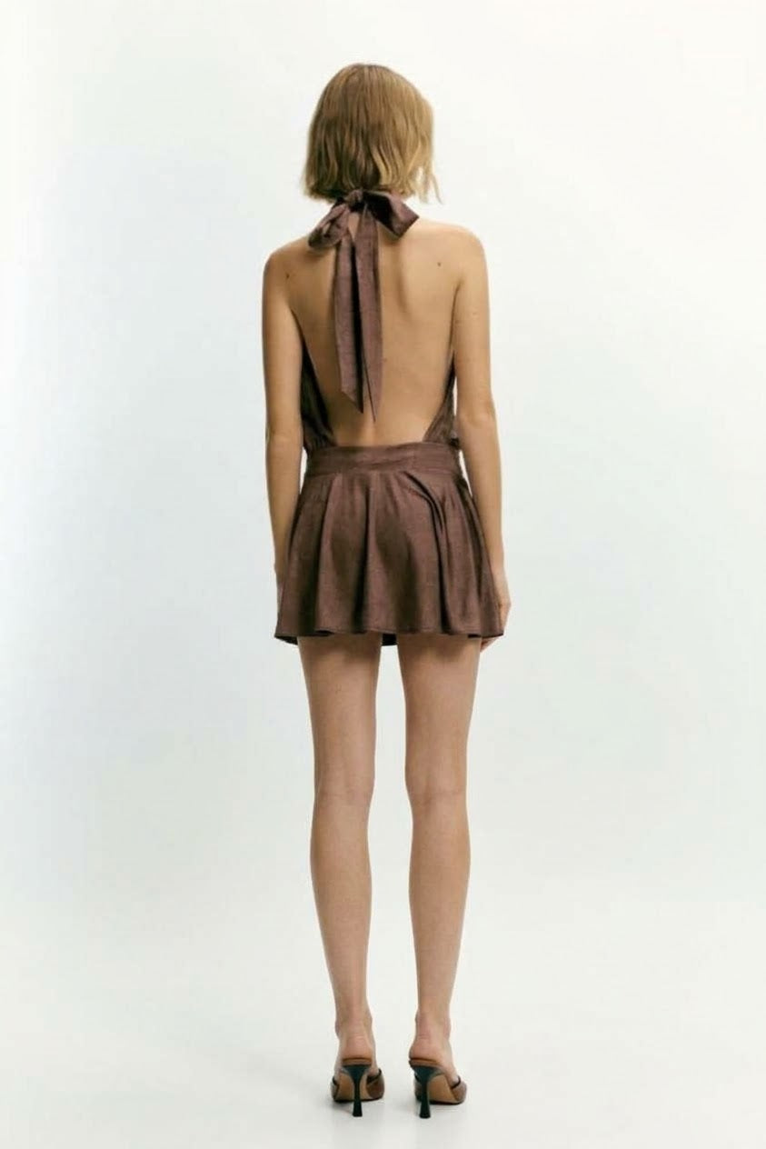 Halter Mini Dress
