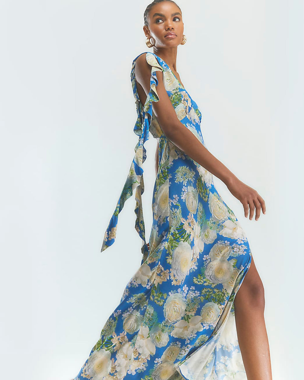 Ruffle Slip Dress
