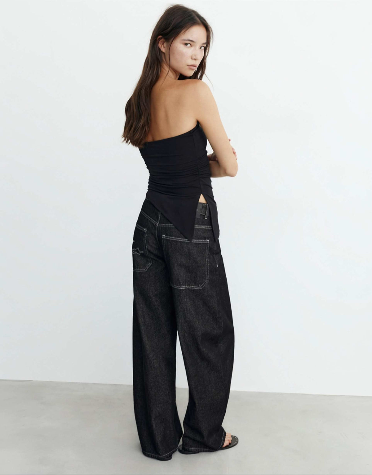 Asymmetric Bandeau Top