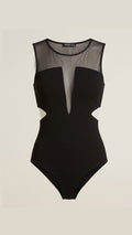 Mesh Cutout Bodysuit