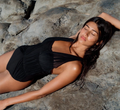 UNDERWIRED TULLE SWIMSUIT