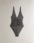 GATHERED BEACH SWIMSUIT