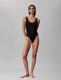 Black One-Piece Swimsuit