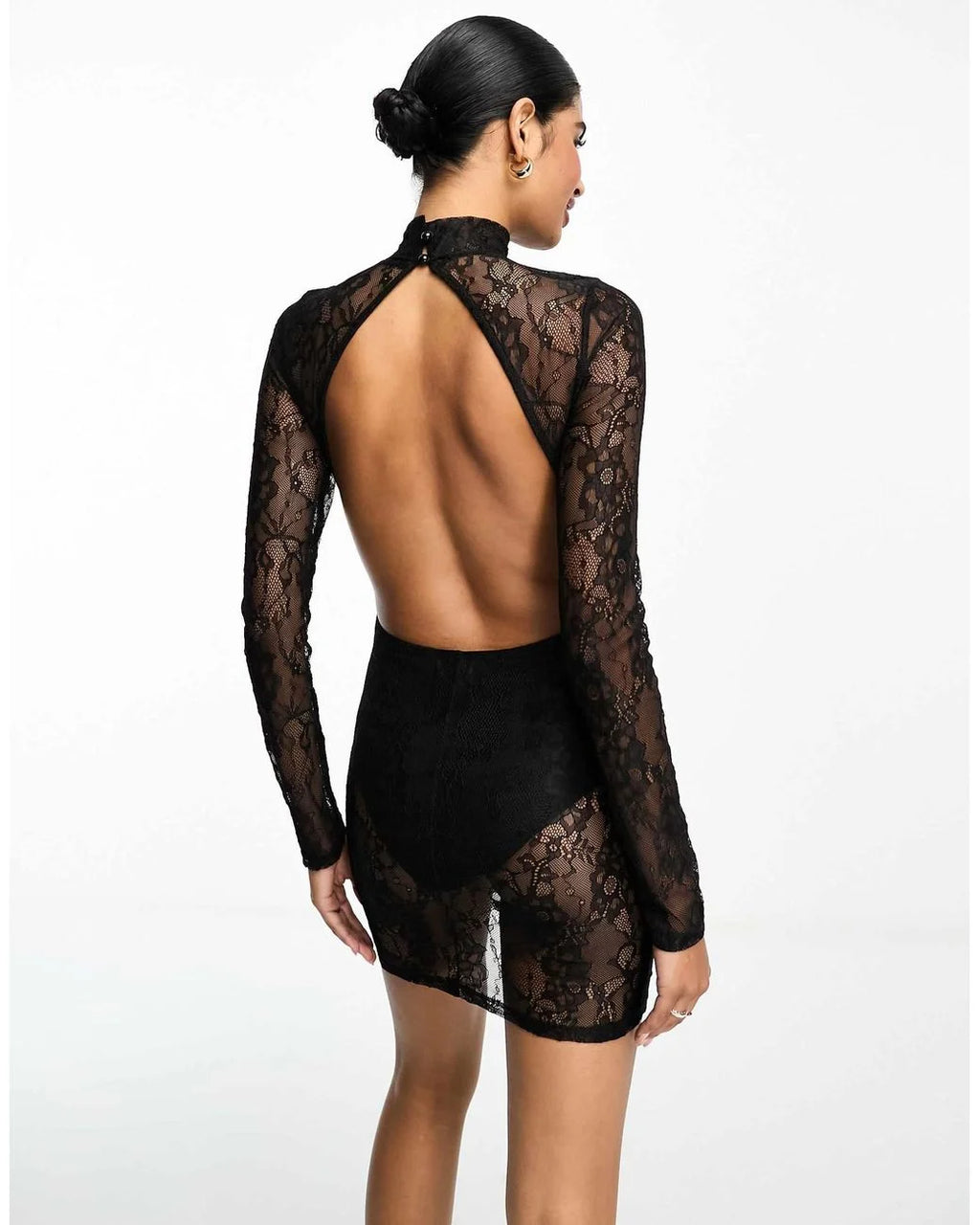 Lace mini dress